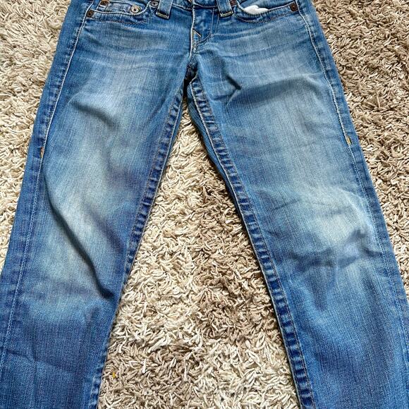 True Religion Blue Ankle Jeans Slim Fit Made in USA Women’s Size 25 - Picture 7 of 9